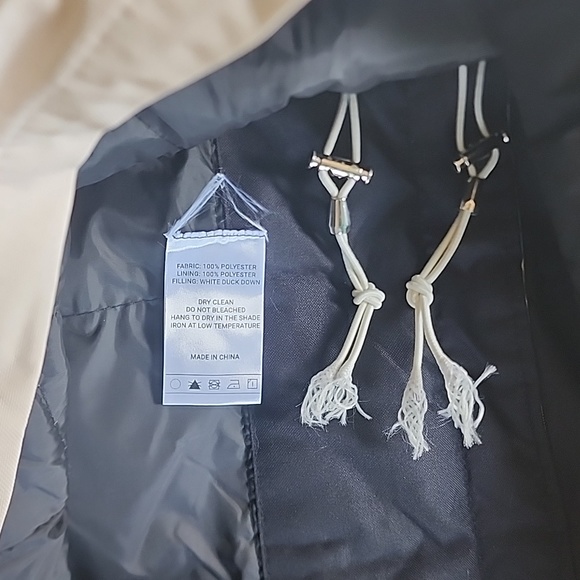 LIT Activewear Ivory Stouthearted Duck Down Jacket S read description - Picture 17 of 17